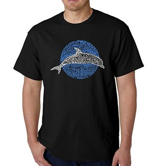 Species Of Dolphin - Men's Word Art T-shirt