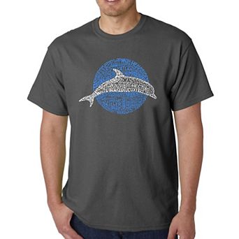 Species Of Dolphin - Men's Word Art T-shirt