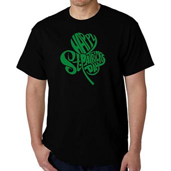 St. Patrick's Day Shamrock - Men's Word Art T-shirt