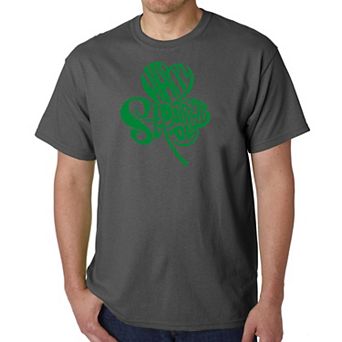 St. Patrick's Day Shamrock - Men's Word Art T-shirt