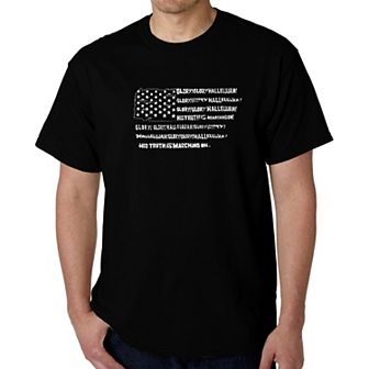 Glory Hallelujah Flag - Men's Word Art T-shirt