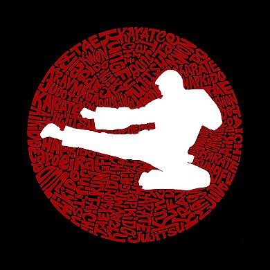 Types Of Martial Arts - Men's Word Art T-shirt