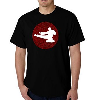 Types Of Martial Arts - Men's Word Art T-shirt