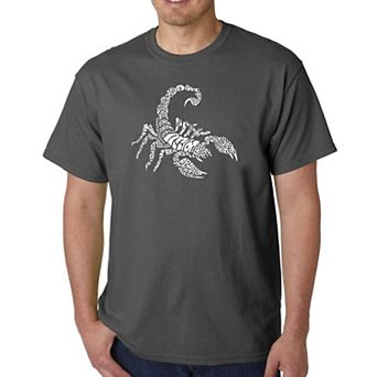 Types Of Scorpions - Men's Word Art T-shirt
