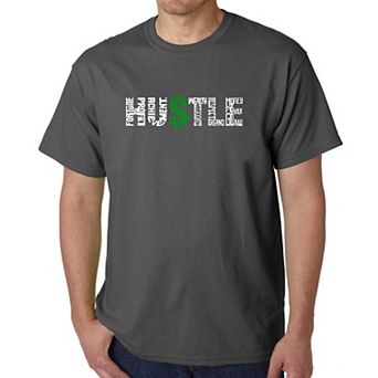 Hustle - Men's Word Art T-shirt