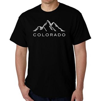 Colorado Ski Towns - Men's Word Art T-shirt
