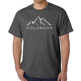 Colorado Ski Towns - Men's Word Art T-shirt