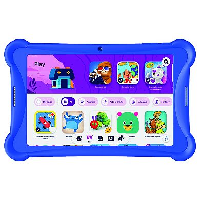 ME K10 Google Kids Space 10-in. 64 GB Kids' Tablet with Bumper Case Kickstand (2023 Model)