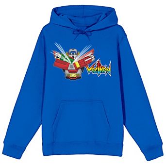 Men's Voltron Robot & Logo Graphic Hoodie