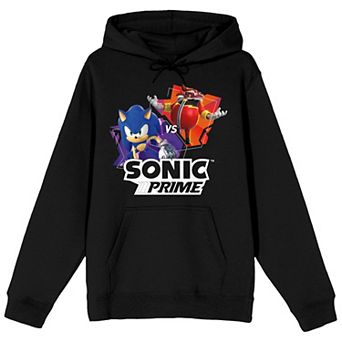 Men's Sonic Prime Sonic Vs Eggman Graphic Hoodie