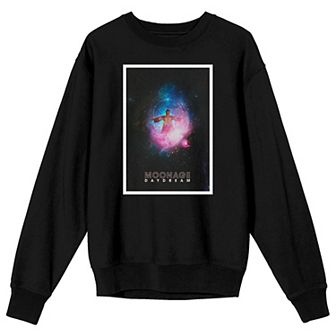 Men's David Bowie Moonage Daydream Long Sleeve Graphic Pullover