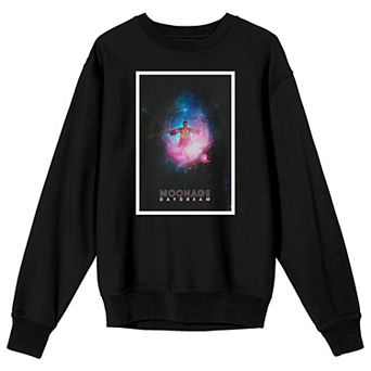 Men's David Bowie Moonage Daydream Long Sleeve Graphic Pullover
