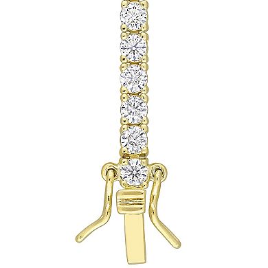 Stella Grace 18k Gold Over Silver Lab-Created Moissanite Tennis Bracelet