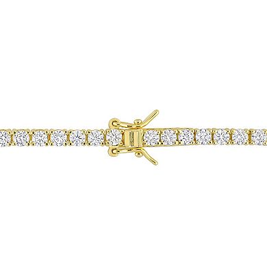 Stella Grace 18k Gold Over Silver Lab-Created Moissanite Tennis Bracelet