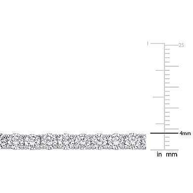 Stella Grace Sterling Silver Lab-Created Moissanite Tennis Bracelet