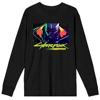 Men's Cyberpunk Edgerunners Maine Long Sleeve Graphic Tee