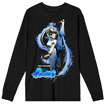 Men's Street Fighter VI Chun Li Long Sleeve Graphic Tee