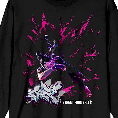 Men's Street Fighter VI Juri Long Sleeve Graphic Tee