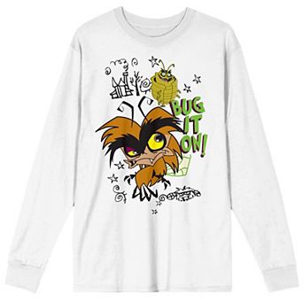 Men's Growing Up Creepie Bug It On Long Sleeve Graphic Tee