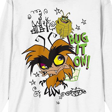 Men's Growing Up Creepie Bug It On Long Sleeve Graphic Tee