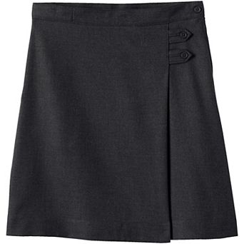Girls 4-16 Lands' End School Uniform Below the Knee Solid A-Line Skirt
