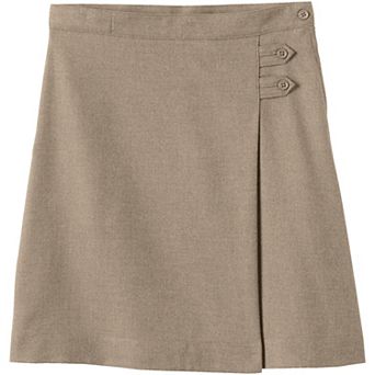 Girls 4-16 Lands' End School Uniform Below the Knee Solid A-Line Skirt