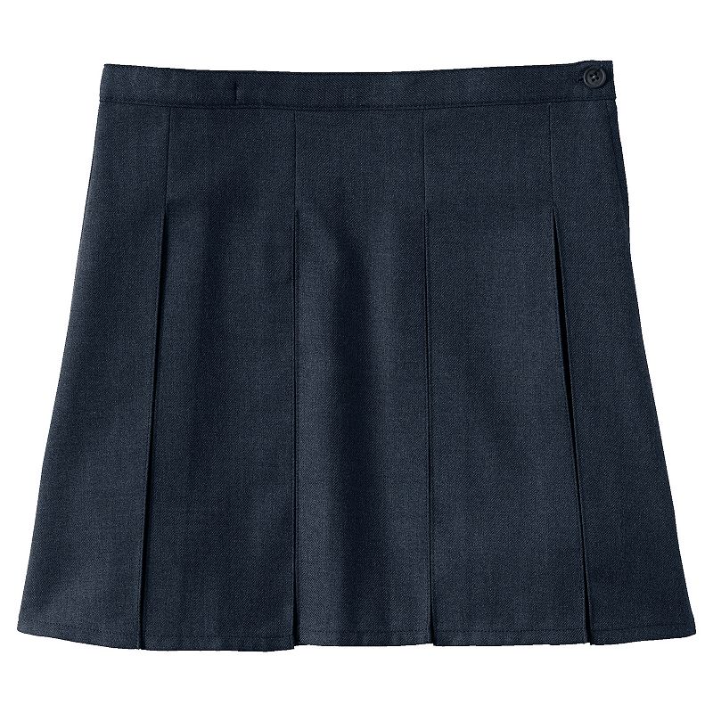 Girls 4-16 Lands' End School Uniform Top of Knee Box Pleated Skirt, Girl's,