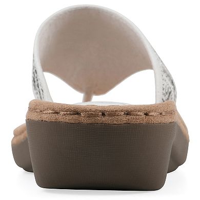 Cliffs By White Mountain Cienna Women's Thong Sandals