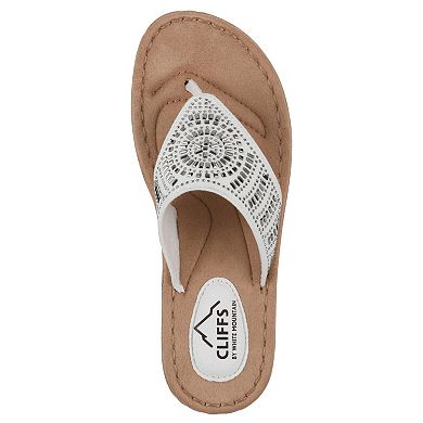 Cliffs By White Mountain Cienna Women's Thong Sandals