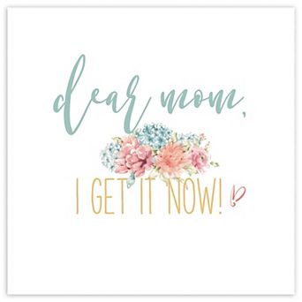 COURTSIDE MARKET Bloom Mom Inspiration I Canvas Wall Art