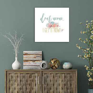 COURTSIDE MARKET Bloom Mom Inspiration I Canvas Wall Art