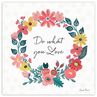 COURTSIDE MARKET Bright Petals V Canvas Wall Art