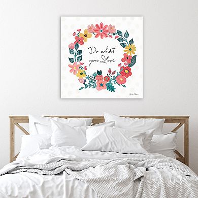 COURTSIDE MARKET BrIght Petals V Canvas Wall Art