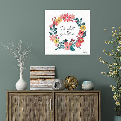 COURTSIDE MARKET BrIght Petals V Canvas Wall Art