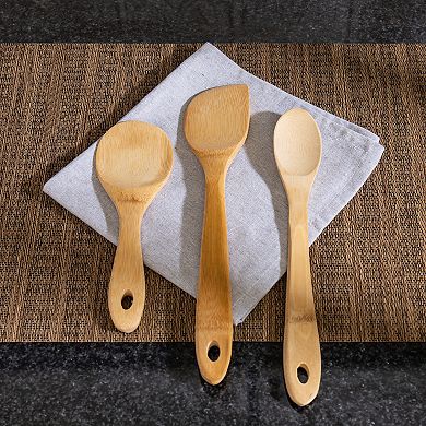 Joyce Chen 3-pc. Burnished Bamboo Wok Utensils Set