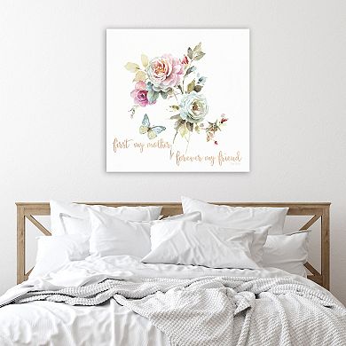 COURTSIDE MARKET Mother Friend Canvas Wall Art