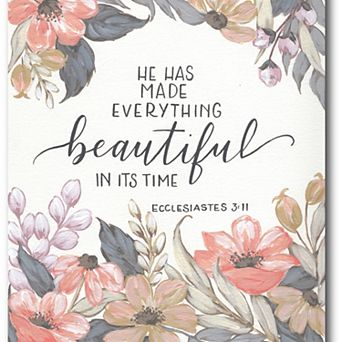 COURTSIDE MARKET Made Everything Beautiful Canvas Wall Art