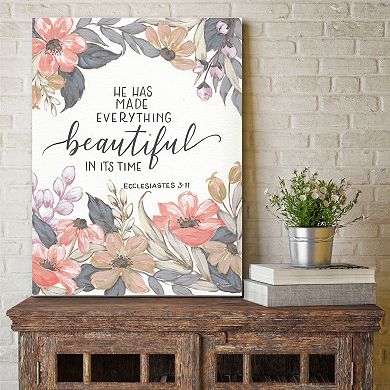 COURTSIDE MARKET Made Everything Beautiful Canvas Wall Art