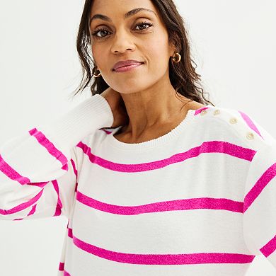 Women's Sonoma Goods For Life® Cozy Boatneck Pullover