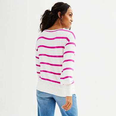 Women's Sonoma Goods For Life® Cozy Boatneck Pullover