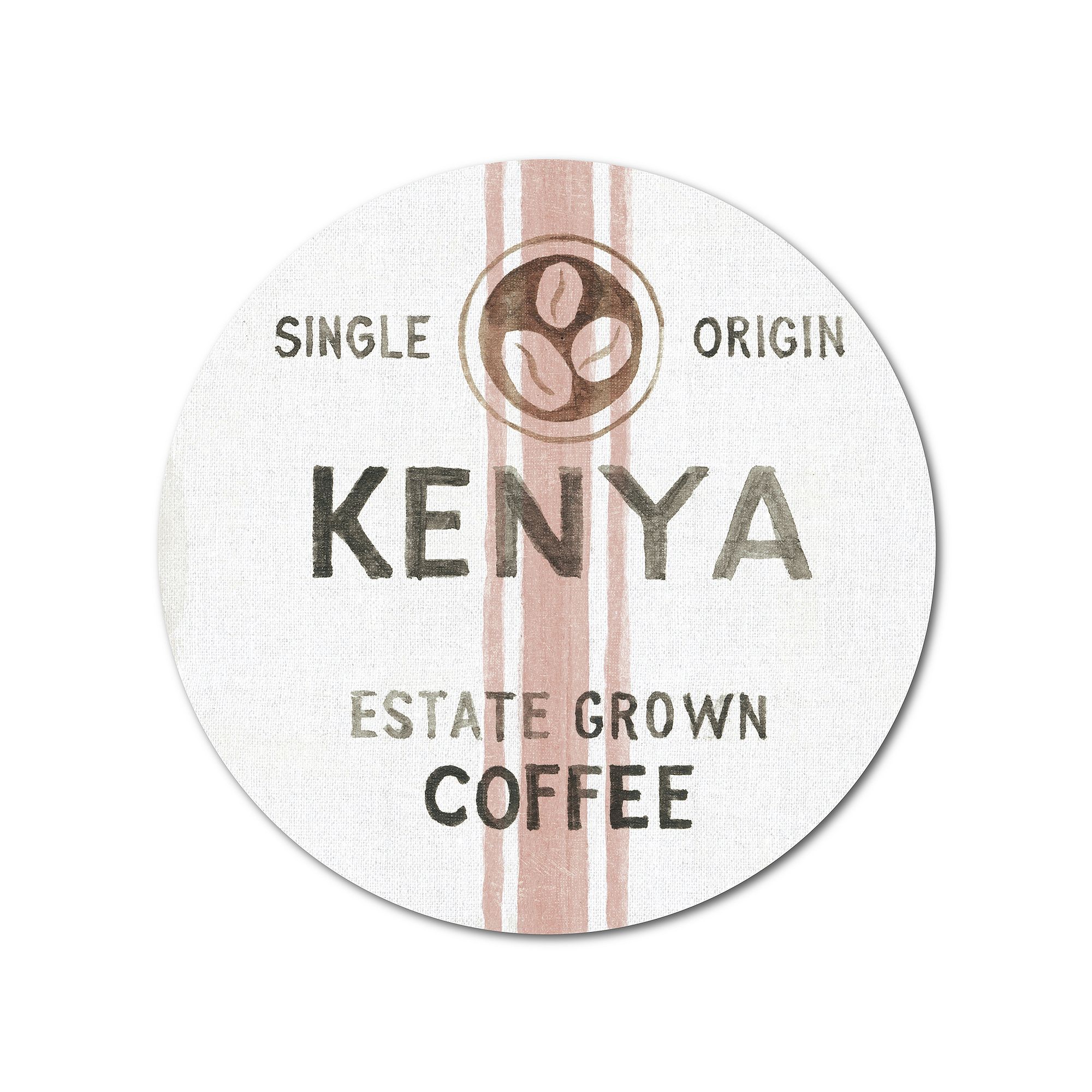 Courtside Market Wake Me Up Coffee 4 Circular Board Wall Art, Multi