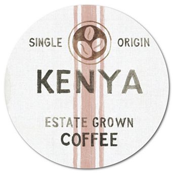 Courtside Market Wake Me Up Coffee 4 Circular Board Wall Art