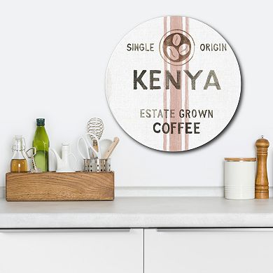 Courtside Market Wake Me Up Coffee 4 Circular Board Wall Art