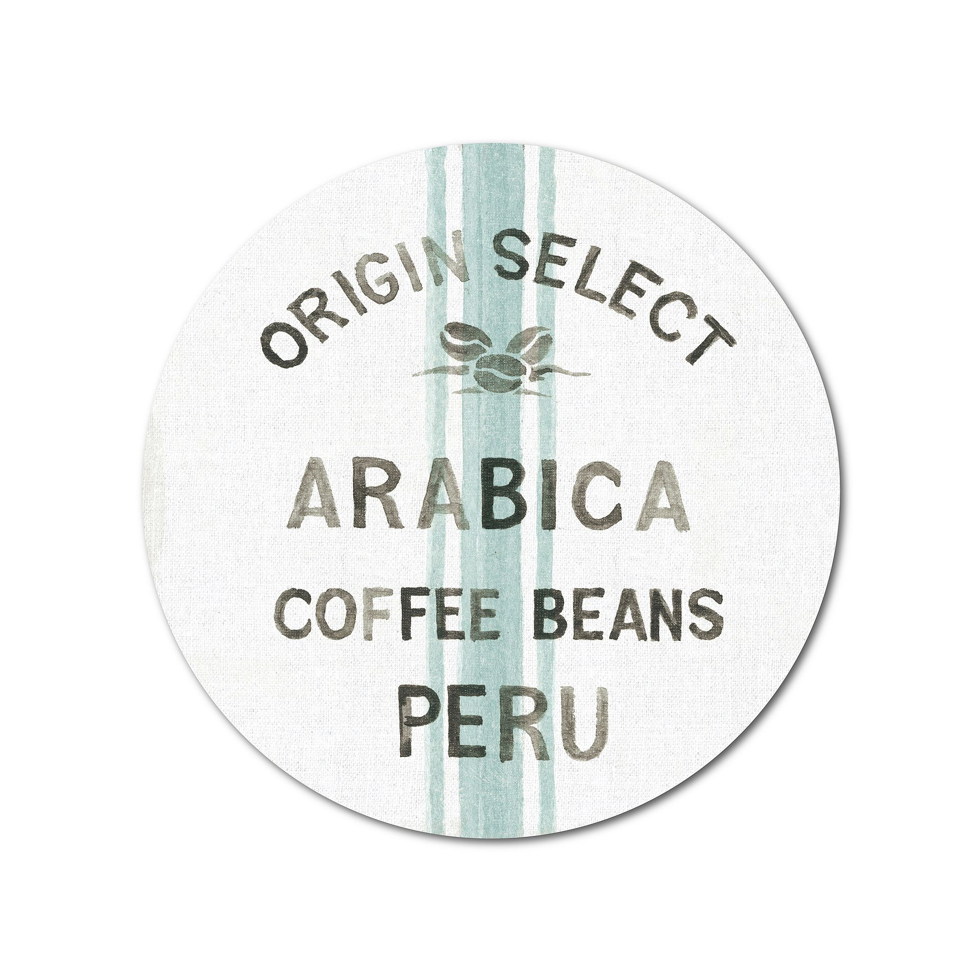 Courtside Market Wake Me Up Coffee I Circular Board Wall Art, Multi