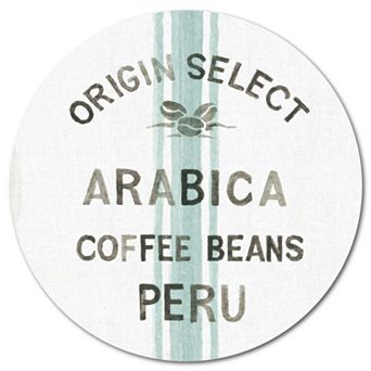 Courtside Market Wake Me Up Coffee I Circular Board Wall Art