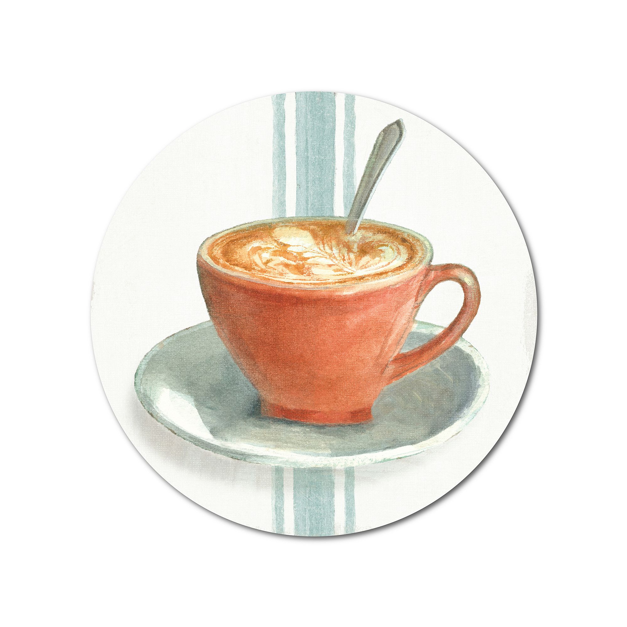 Courtside Market Wake Me Up Coffee 3 Circular Board Wall Art, Multi