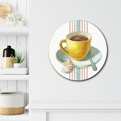 Courtside Market Wake Me Up Coffee 5 Circular Board Wall Art