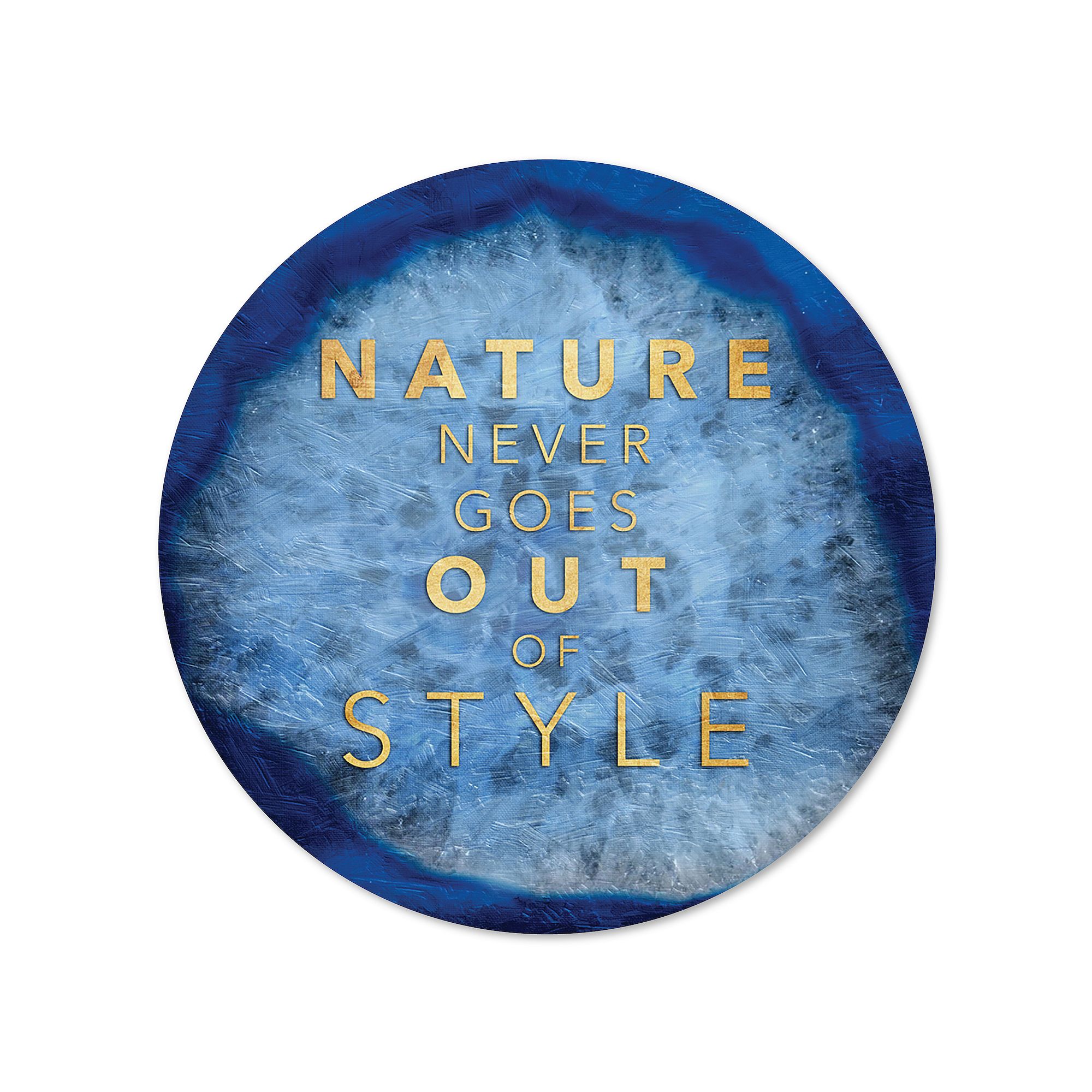 COURTSIDE MARKET Nature Style Circle Wall Art, Multi