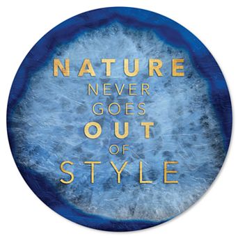 COURTSIDE MARKET Nature Style Circle Wall Art