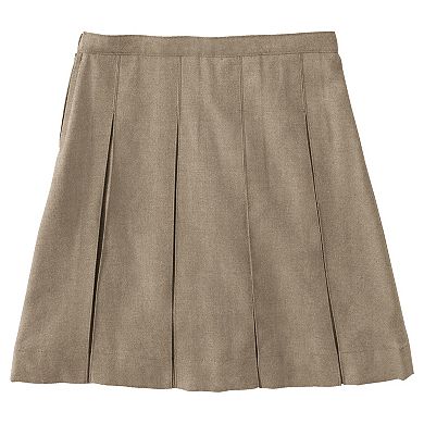 Girls 4-16 Lands' End School Uniform Below the Knee Box Pleat Skirt